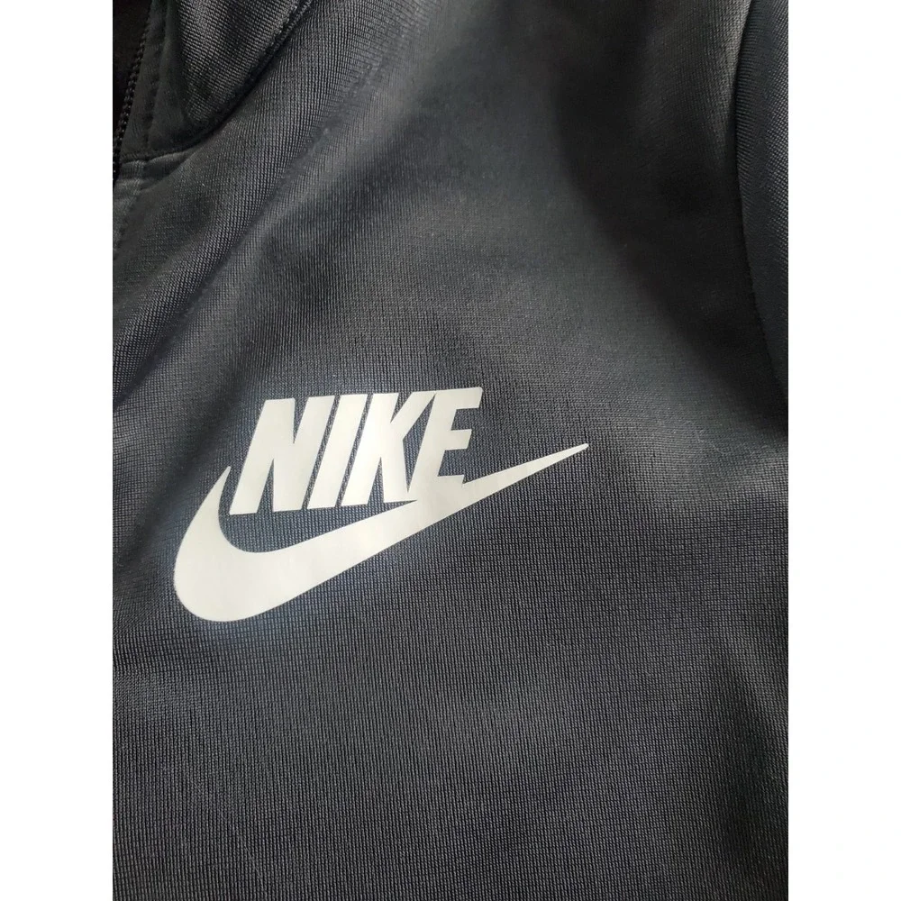 Boy's Nike Black/Gray  Track Jacket - Size 7